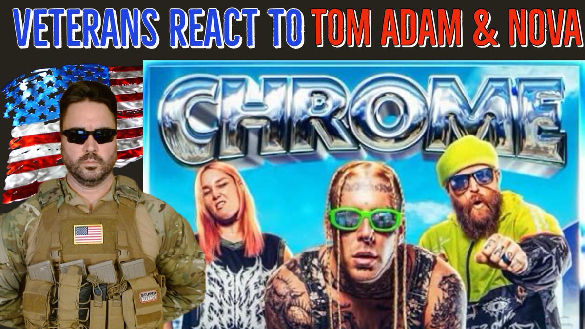 Our first video on the new channel 'Vets Entertainin' is up!

Check our reaction to 'Chrome' by Tom MacDonald, Adam Calhoun, & Nova Rockefeller!
👇👇
youtu.be/sjfaubH6u98?si…

Reaction by @SoldierSpirit1 and @LG2076News 

Thank you @IAMTOMMACDONALD !

#tommacdonald #HangOverGang