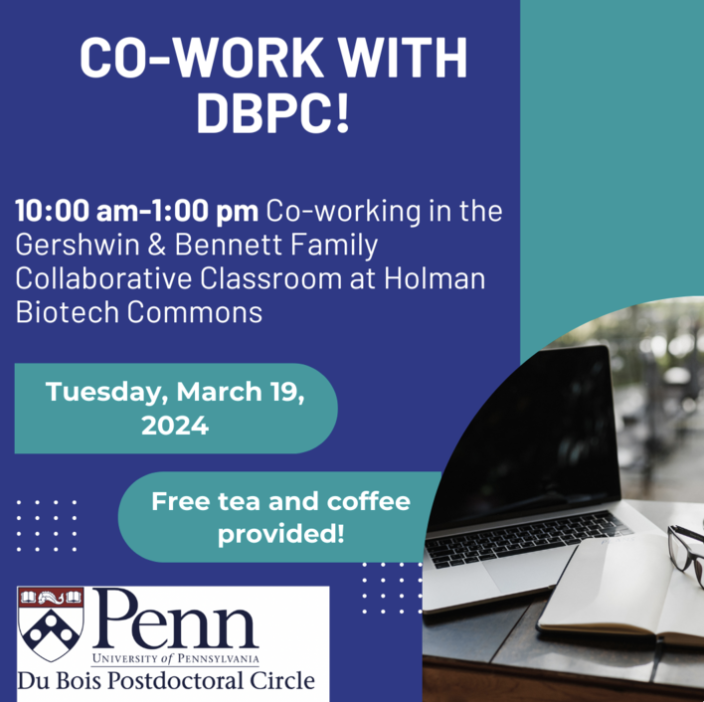 Join us tomorrow for the DBPC co-working session! No RSVP required. Hope to see you there!