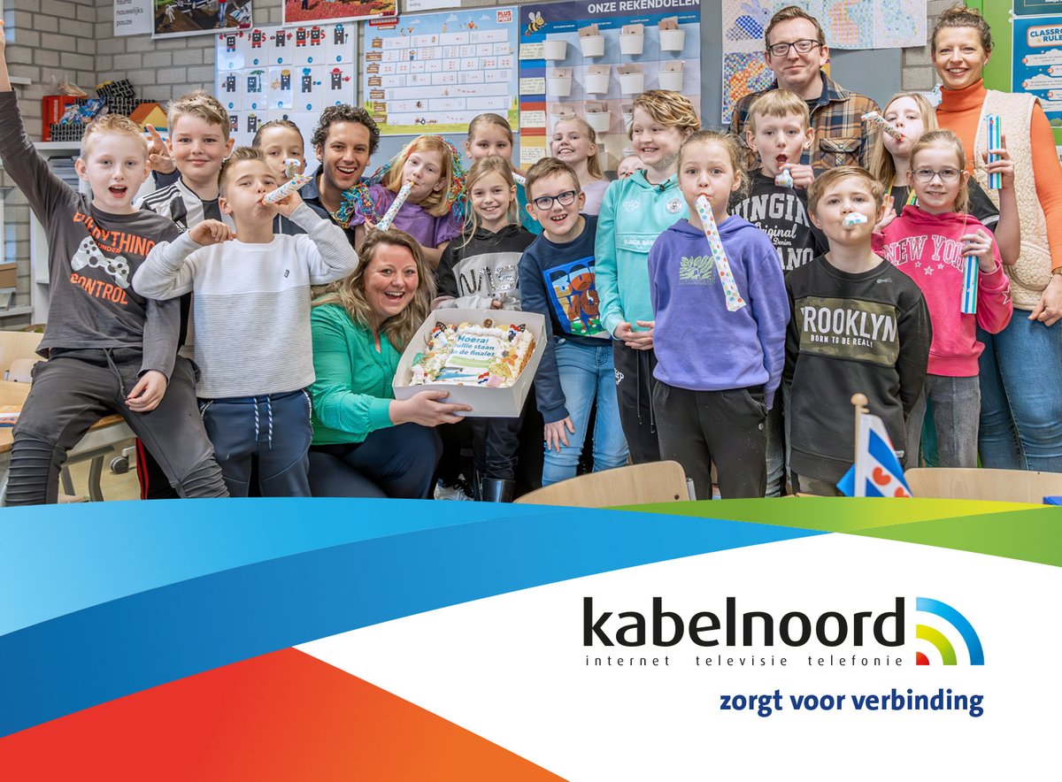 Groep 6 van ’t Holdersnêst uit Harkema staat in de landelijke finale van de STEAMCUP Challenge 2024! Op vrijdag 19 april '24 brengt Kabelnoord de hele klas naar Hilversum: bit.ly/4cw9ZXs #STEAM #steamcup #steamcupchallenge #Holdersnêst #Kabelnoord #app #finale #Hilversum