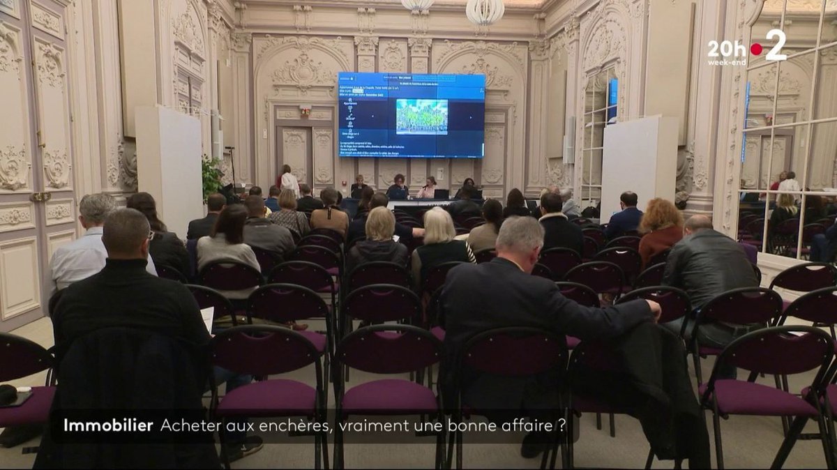 Immobilier : la vente aux enchères permet-elle de faire de bonnes affaires ? francetvinfo.fr/economie/immob…
