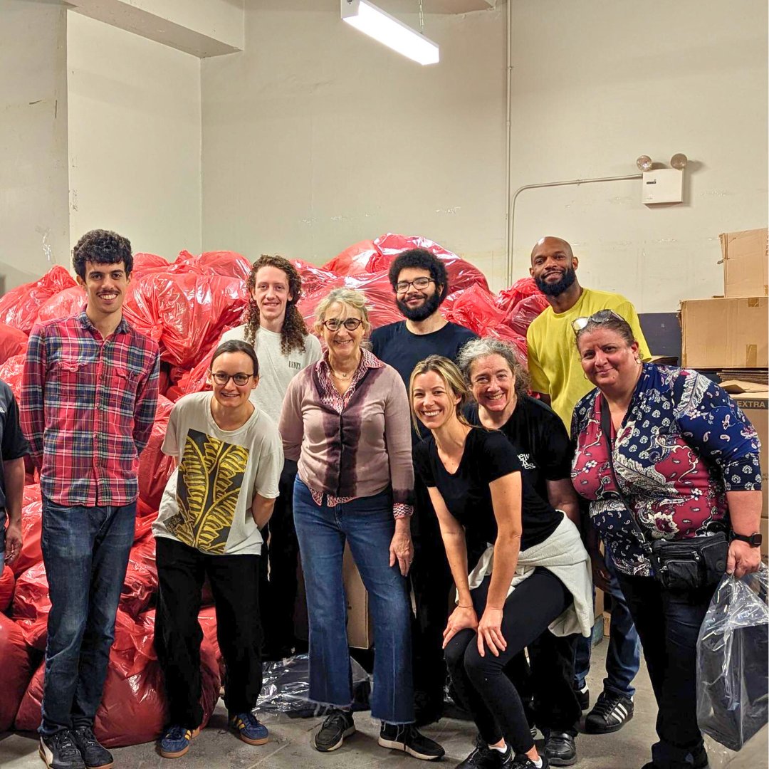 Thank you to this awesome group of volunteers for closing out our warehouse for the season. Thanks to New Yorkers like you, our 35th Coat Drive was one for the books. See you next year!