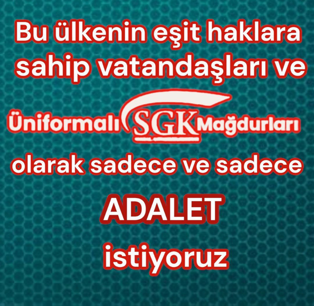 #degermi.Konu ; Asker, polis ve memurların Askerlik Borçlanması olunca SGK,  kanuni dayanağı olmayan genelgeler yazarak, bizim Askerlik borçlanmamızı kabul etmedi.
Vatan hizmeti olan  Askerlikte yapanlar arasında ayrım yapıldı.
#değermi ayrım yapmaya <a href="/tunaoztunc/">Tuna Öztunç</a> bey