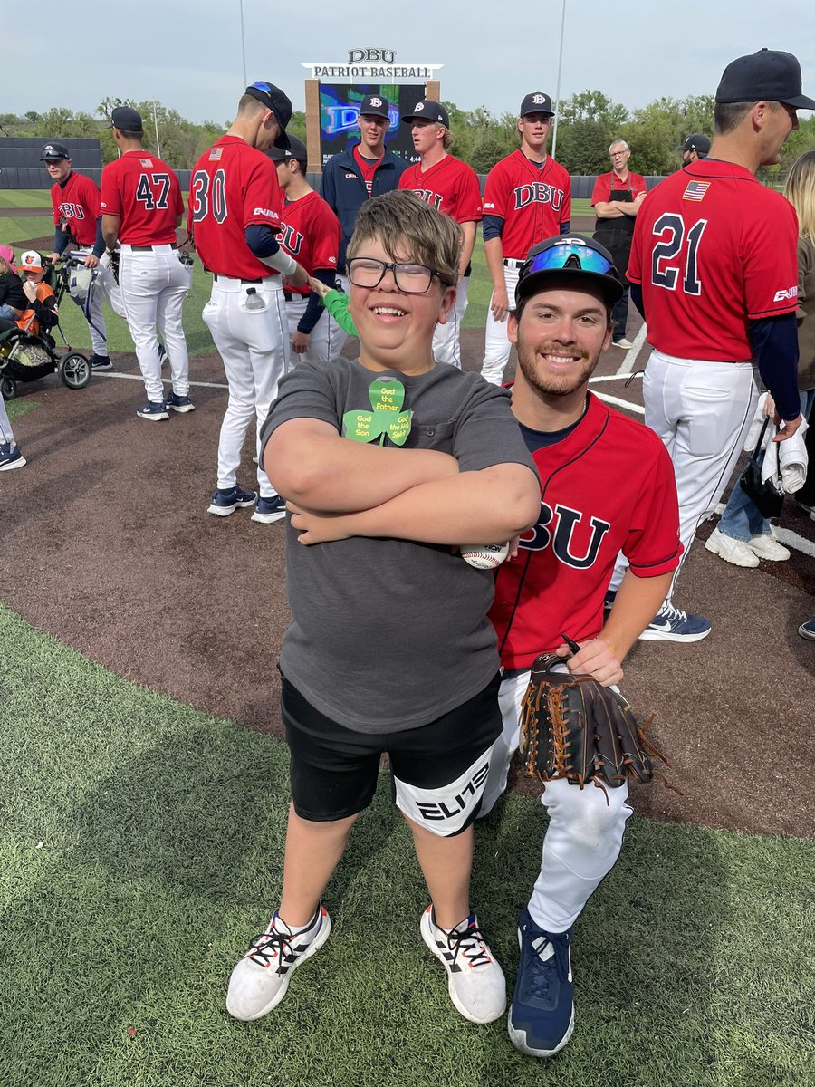 MattCam38861107's tweet photo. DBU hosted the miracle league after a clutch walk off win. What a great event and thank you @DBU_Baseball @nchump8 @EastonWaterman @_MiracleLeague https://t.co/FJZF0hRZNO
