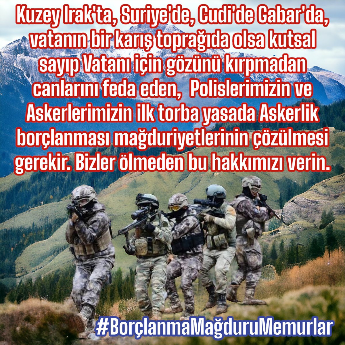 #degermi.Konu ; Asker, polis ve memurların Askerlik Borçlanması olunca SGK,  kanuni dayanağı olmayan genelgeler yazarak, bizim Askerlik borçlanmamızı kabul etmedi.
Vatan hizmeti olan  Askerlikte yapanlar arasında ayrım yapıldı.
#değermi ayrım yapmaya <a href="/tunaoztunc/">Tuna Öztunç</a> bey