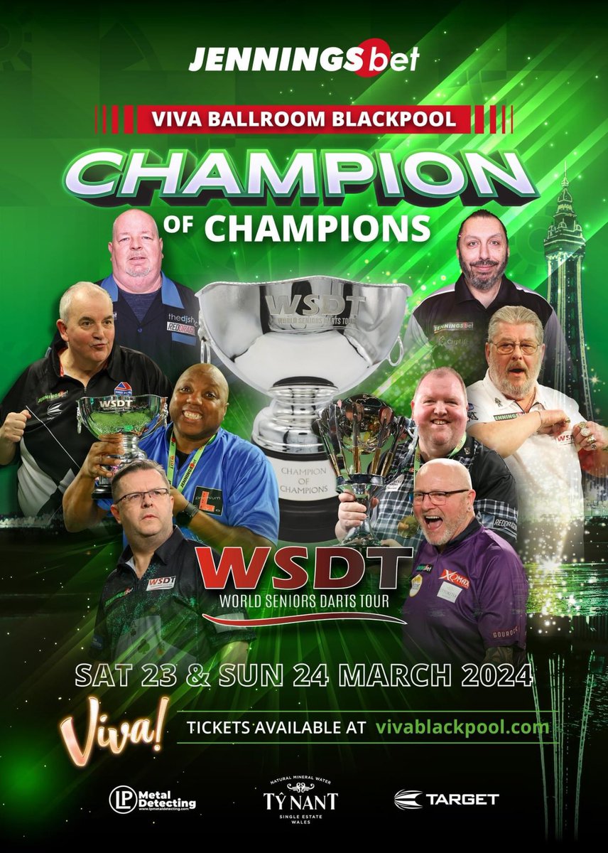 Looking forward to going back to Blackpool this weekend hopefully see a few old faces. Get yourselves along for some fun at the Darts