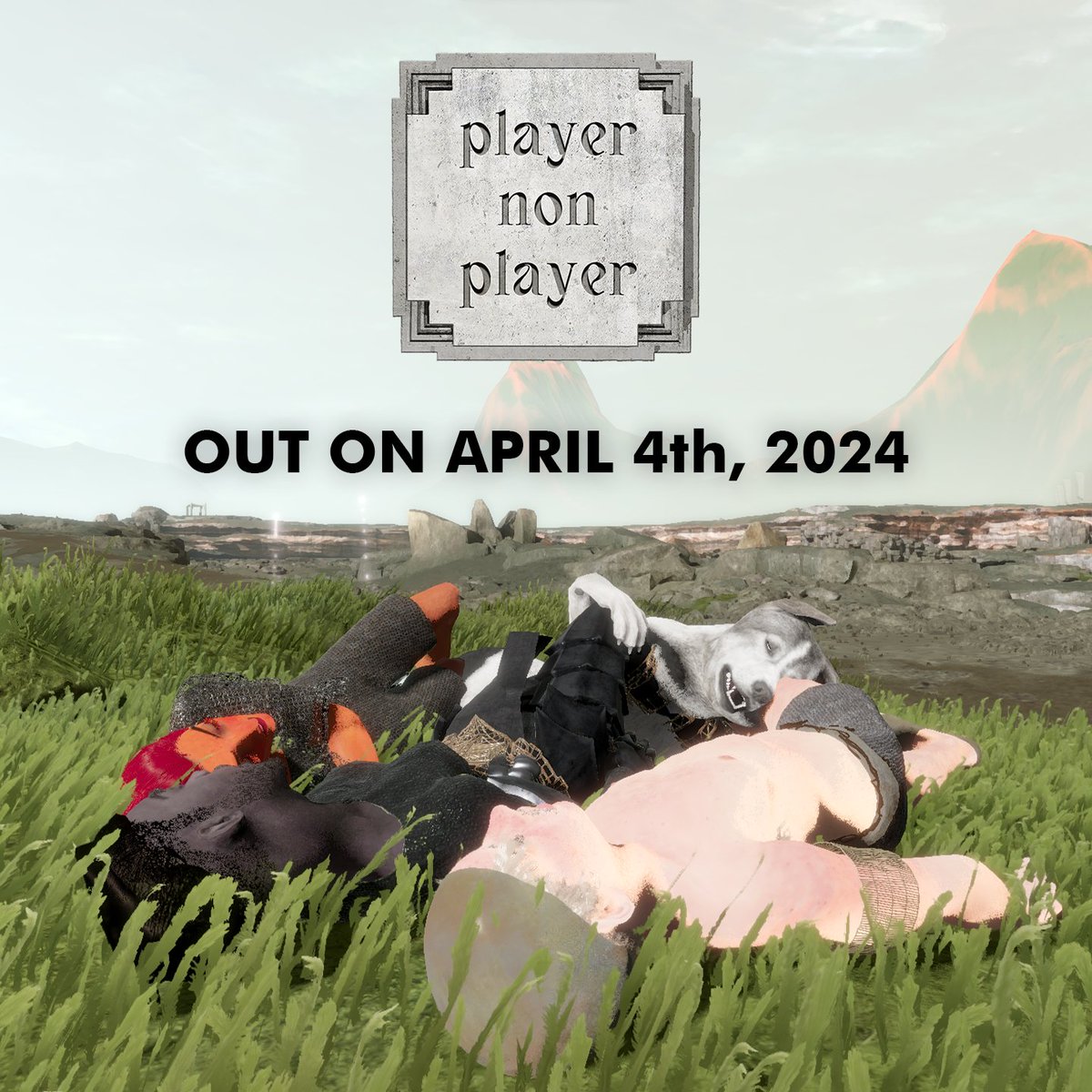 Finally!! Thrilled to announce Player Non Player will be released on April 4th, 2024 🎉🔥❤️

Wishlist on steam ➡️ store.steampowered.com/app/2175690/Pl…