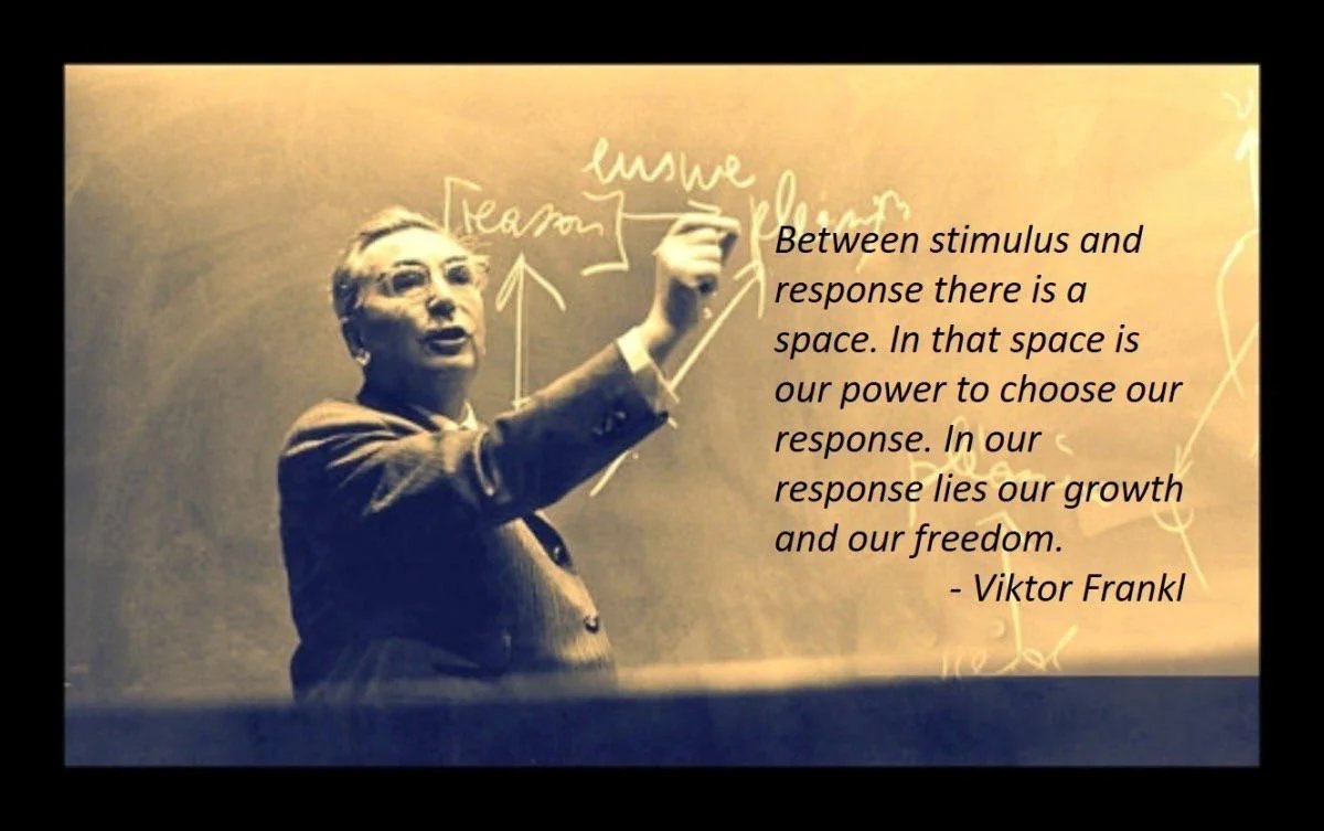 'the space between' quote from <a href="/ViktorFranklll/">Viktor Frankl Quotes</a> hit a chord for me today. "In our response lies our growth, and our freedom"... 🙏