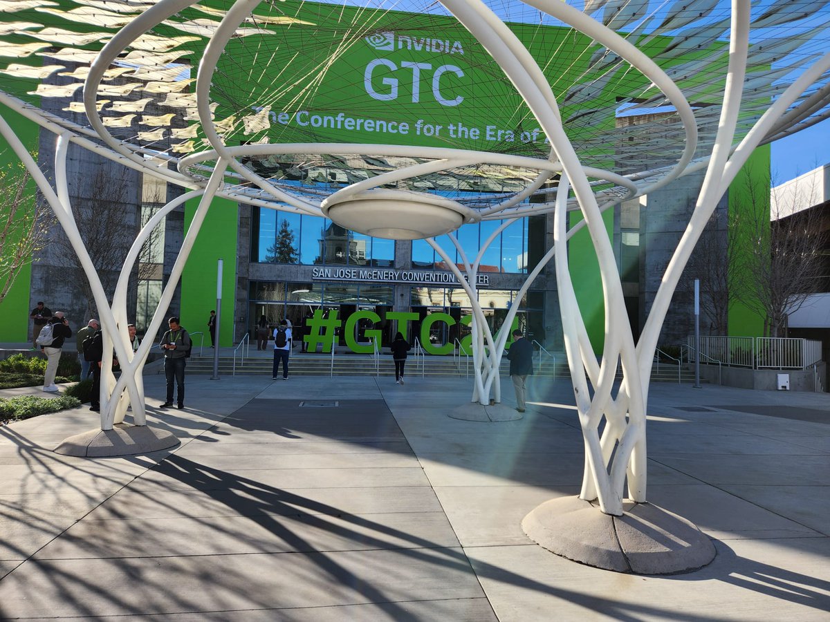 We are at #GTC2024? 🌐🤩 If you're around, hit us up with a DM and let's meet! 🤝💬  #AI #GTC24