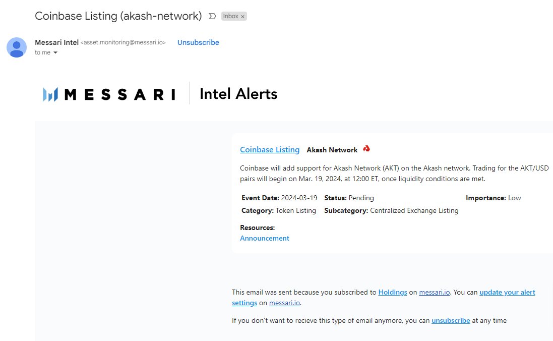 If I could divert your attention from #memecoins #presale for 30 seconds, I'd like to call your attention to one of the most important #DePIN projects in the space, @akashnet_ $AKT, getting listed on @coinbase.

#DistributedCompute #AI #digitalresourcenetwork #IBCgang #Cosmos