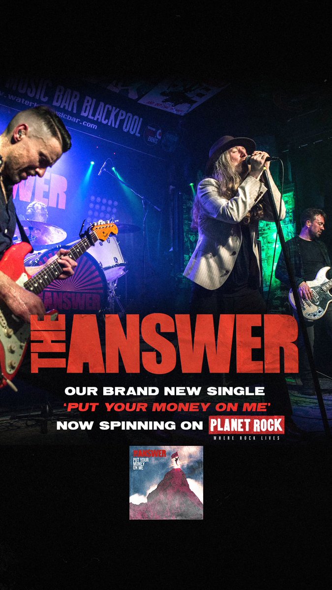 Our #newsingle Put you money on me is on the @PlanetRockRadio playlist 😀 tune in & turn it up #loud #rock #radio #newmusic #single