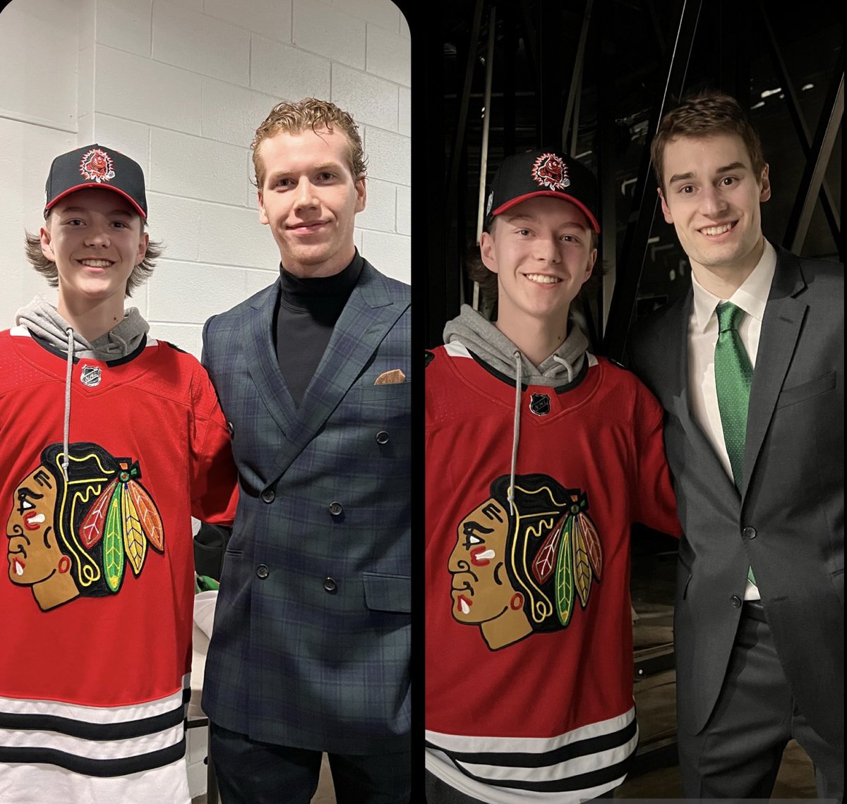 tsakaki9's tweet photo. Tyson loves his big brotherโฆ and all of the amazing goalies that he gets to meet! #commesso #stauber #blackhawks https://t.co/VjKG23shAh