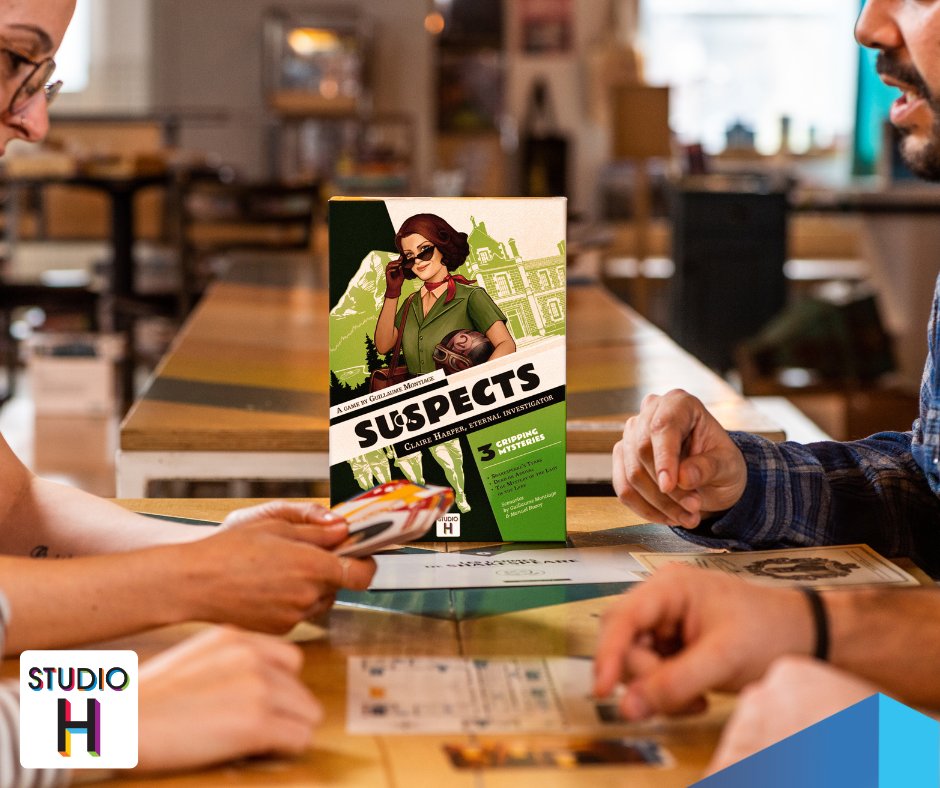 Hachette BG USA (@hachettebgusa) on Twitter photo 👁️ Are you the best detective out of your friend group? 👁️
Suspects is a series of games that puts that question to the test! How will you and your friends fare in uncovering the mystery behind each case?
ℹ️ : hachetteboardgames.com/products/suspe…
#SuspectsGame <a href="/Studio_H_Games/">Studio H Games</a> 👁️ Are you the best detective out of your friend group? 👁️
Suspects is a series of games that puts that question to the test! How will you and your friends fare in uncovering the mystery behind each case?
ℹ️ : hachetteboardgames.com/products/suspe…
#SuspectsGame <a href="/Studio_H_Games/">Studio H Games</a>