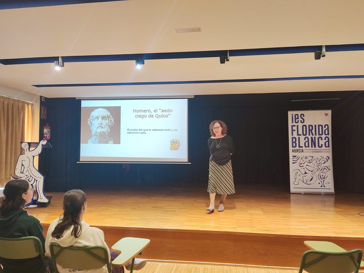 <a href="/kasiarogowicz/">Katarzyna Rogowicz</a> <a href="/vidalgolosinas/">Vidal Golosinas</a> <a href="/UMU/">Universidad Murcia</a> Alicia Morales, directora del Soto de Filología Clásica de la @umu , nos ha traslado a Grecia con “El regreso de Ulises. Un viaje a Grecia a través de los siglos” .

Muchas gracias a los ponentes pro hacer posible esta jornada y compartir sus conocimientos con nuestros alumnos 💙