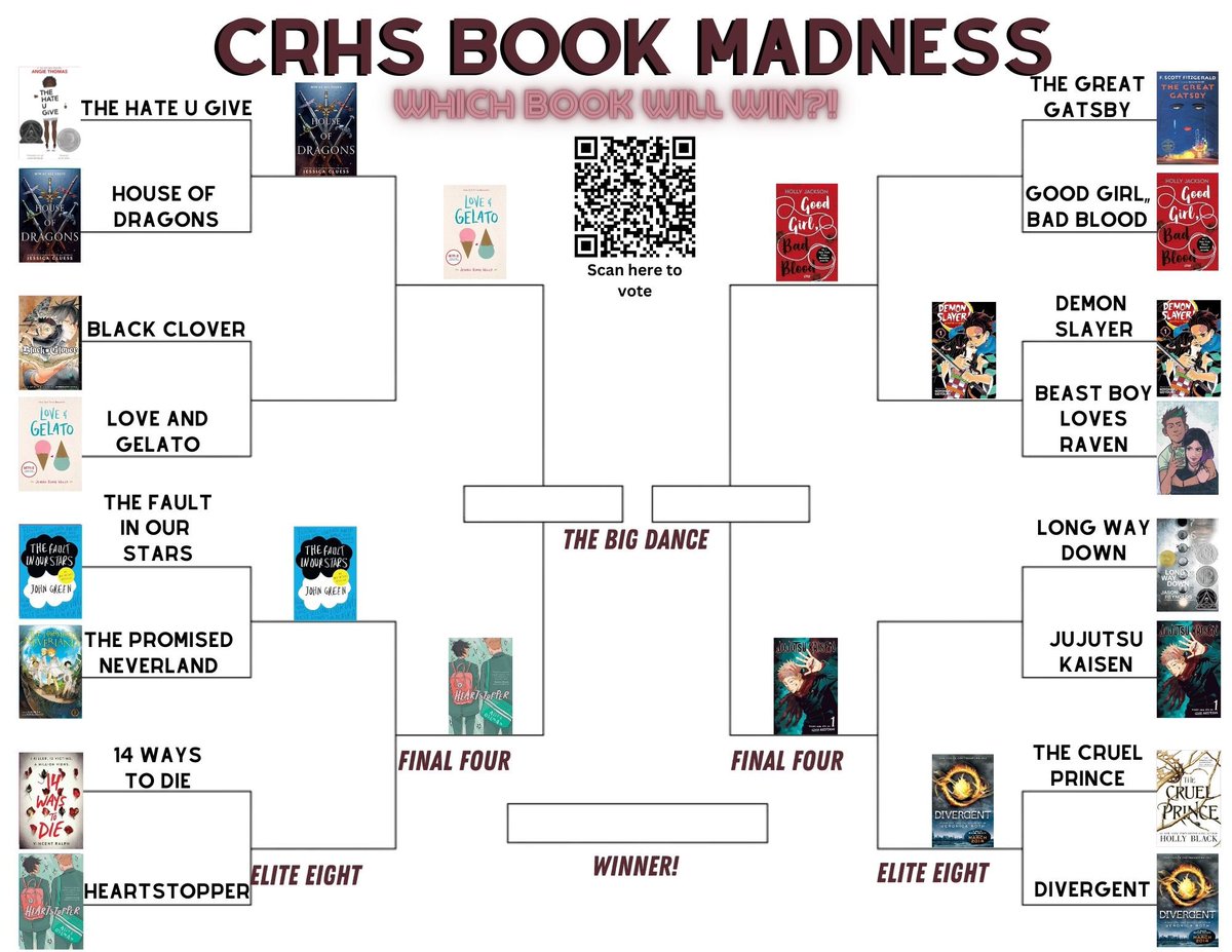 We are now in the Semi-Final Week! It is getting tough! Stop by the library to vote! #cpoe #katylibraries