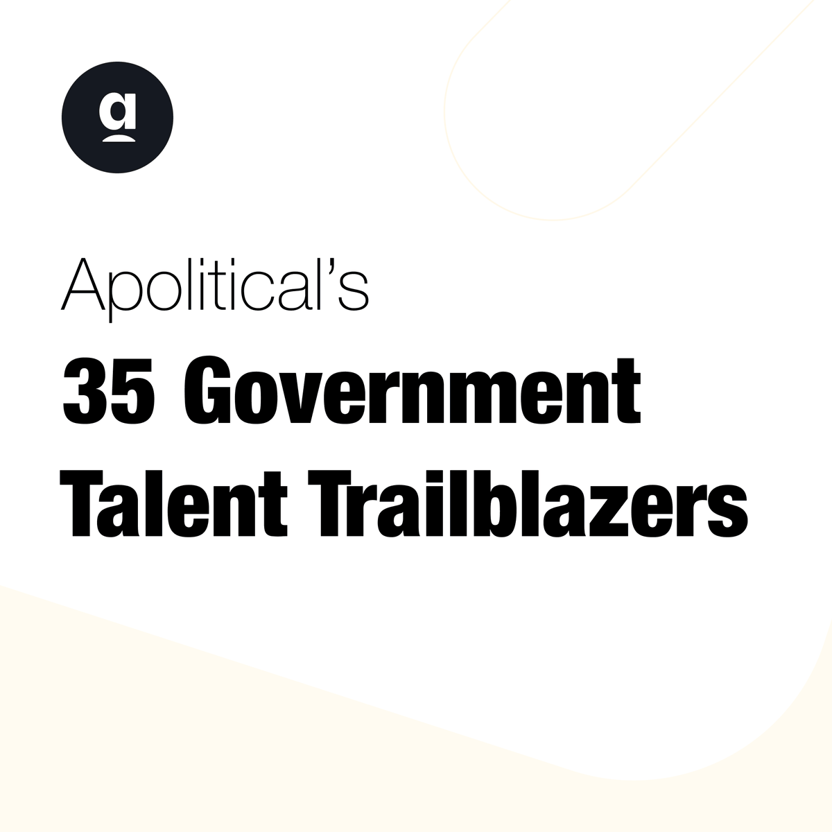 Last week we launched Apolitical’s 35 Government Talent Trailblazers list! 🚀 It’s a celebration of the people who are helping governments hire, develop and retain the skills and talent they need to succeed in the 21st century.

apolitical.co/list/en/top-go…