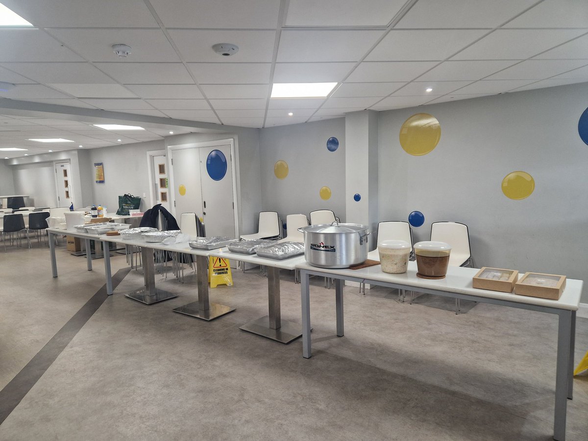 streetlyre's tweet photo. @StreetlyAcademy we are ready to welcome 78 members of the Streetly community for our iftar community meal https://t.co/PMOWZYJsHg