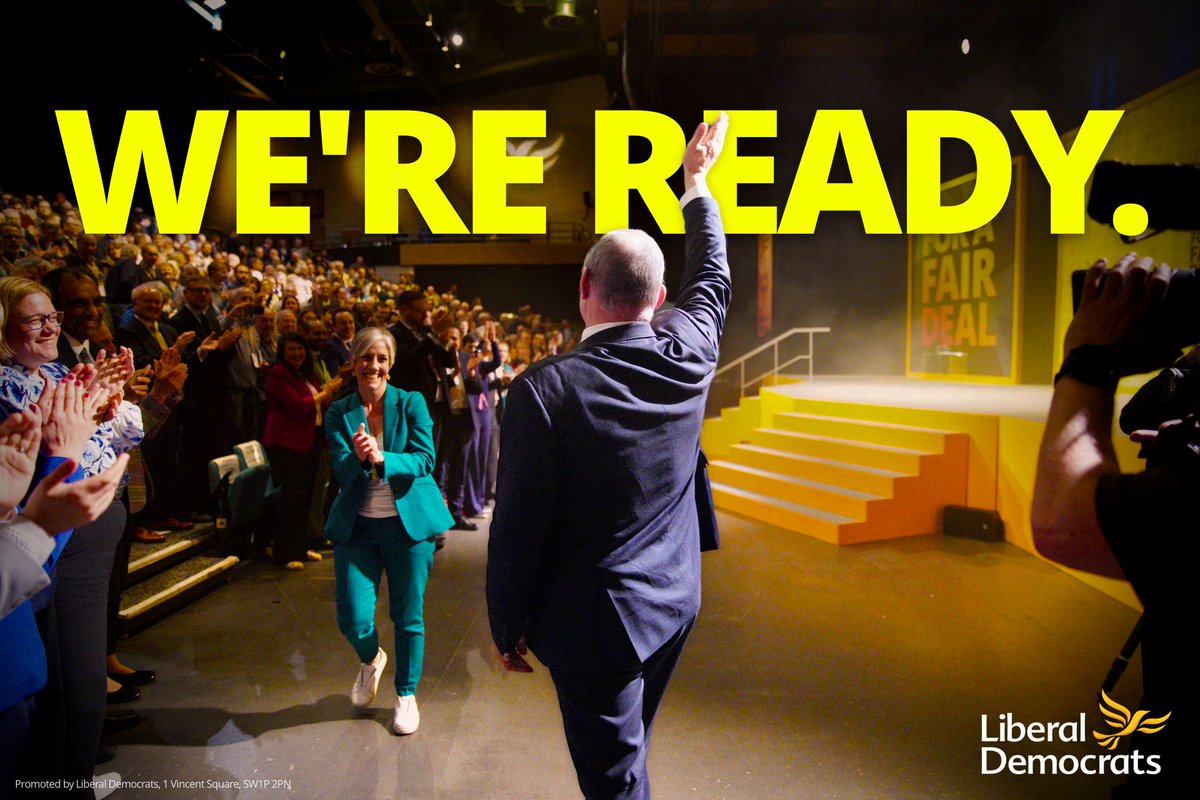 We have our amazing candidates. We have the policies that speak to the challenges people are facing. We have the strongest campaigning force in British politics. Come on Rishi. The British people are ready for a General Election. And so are we.