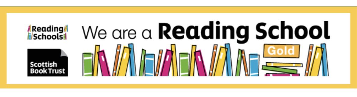 DalreochPrimary's tweet photo. We have some Golden news to share...
We are THRILLED to learn that we are now a @scottishbktrust Gold Award Reading School!🎉 Congratulations to our pupils, staff, parents and our community partners! ⭐️ #ReadingSchools #DalreochLovesReading #readingforpleasure https://t.co/0xa5NFz98r