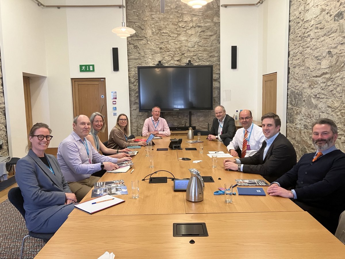 An important meeting with @djohnsonmsp at Holyrood today. Our Executive Director @leondthompson, alongside other leading trade association representatives, setting out the fiscal and regulatory landscape needed to encourage economic growth and investment.