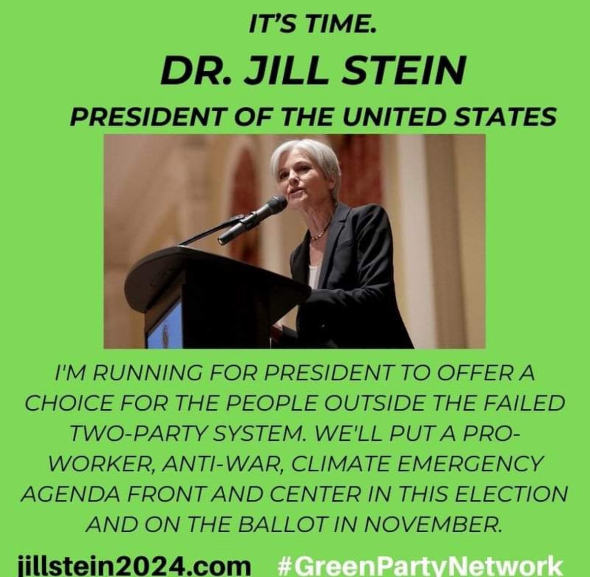 We can do SO MUCH BETTER than Biden and Trump..do some research, there are other candidates! For one, Dr. Jill Stein! An amazing human fighting for the working class. #JillStein2024 ✌🏼💚