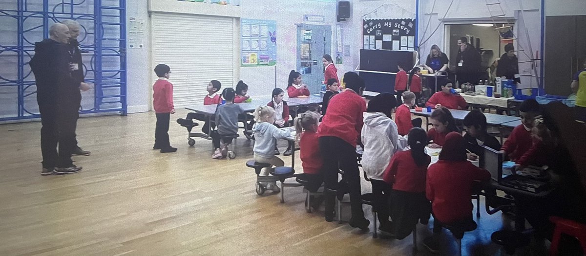 HealeySchool's tweet photo. What a brilliant start to Monday morning with VIP guests: @htafcfo visiting our Breakfast Cub.We showcased @HealeySchool and were excited to share Mo Bhana’s new book featuring Town ⚽️ in his new book “Five”.Can’t wait for our author visit and Town player taboot! 
#premierstars https://t.co/8Ue4SK392p