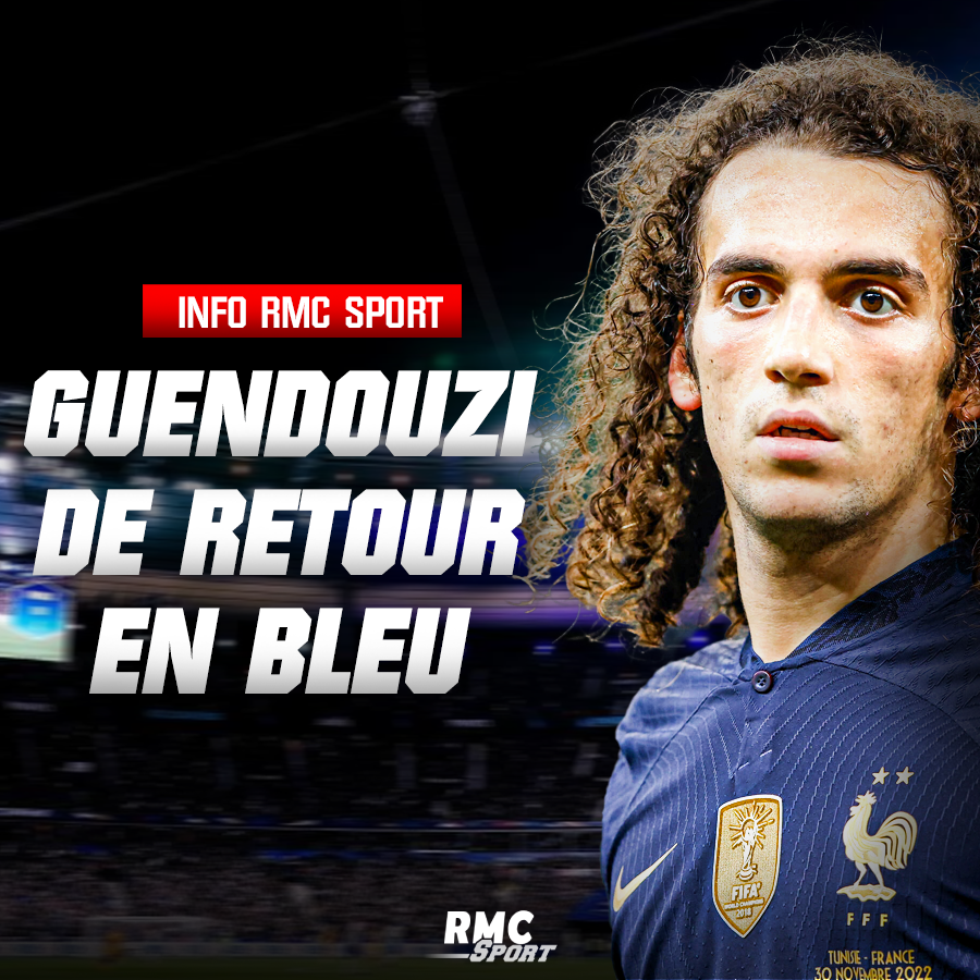 RMCsport's tweet photo. 🚨 🇫🇷 Didier Deschamps et le staff des Bleus ont choisi d’appeler Mattéo Guendouzi pour remplacer Griezmann. 

https://t.co/KaW6sa08rr https://t.co/gySqpbl4NQ