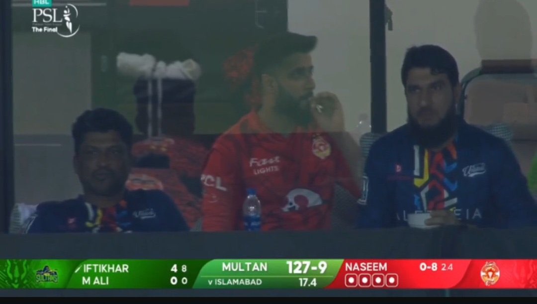 #PSLFinal
Performance you know   Reason you dont