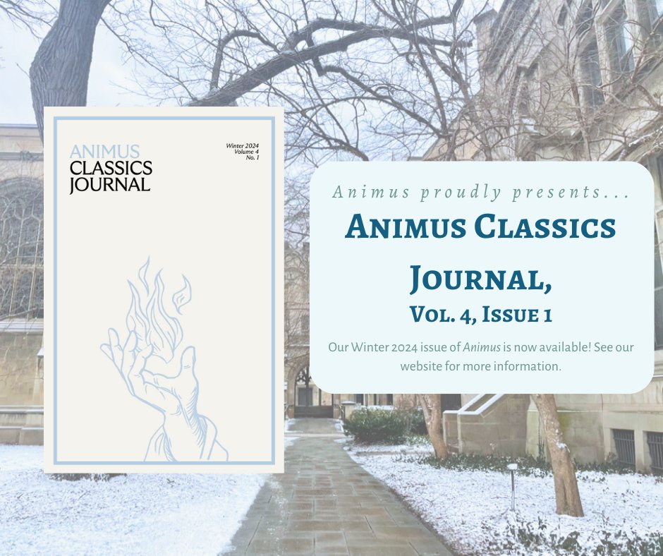 Animus Classics Journal (@AnimusJournal) / Posts / X