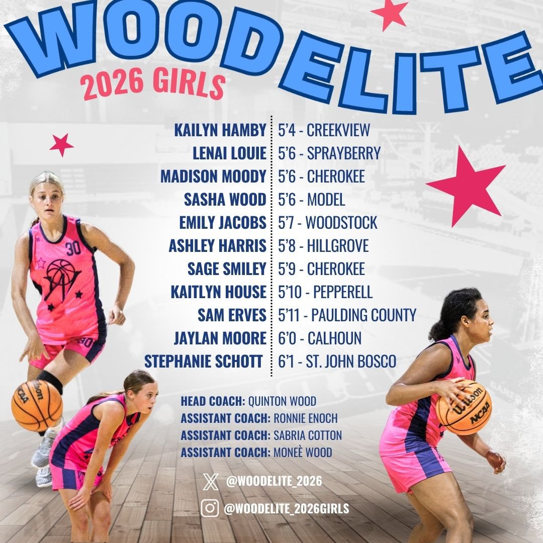 Wood Elite 16U Girls. It’s time! Catch us in the  <a href="/Elite40League/">Elite 40 League</a> #woodelitebasketball