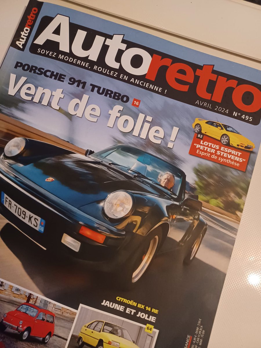 ClubLotusFrance's tweet photo. Dossier Le Vrai Prix sur Lotus Esprit "Peter Stevens" à découvrir dans la revue AutoRétro n°495 d'Avril 2024. Un grand merci aux membres experts Jean Pierre G.P. et Hugues B. sans oublier les contributions des membres CLF. #AutoRetro #MaLotus #Esprit @EspritWorld @ClubLotusFrance https://t.co/1EUrm5irS3