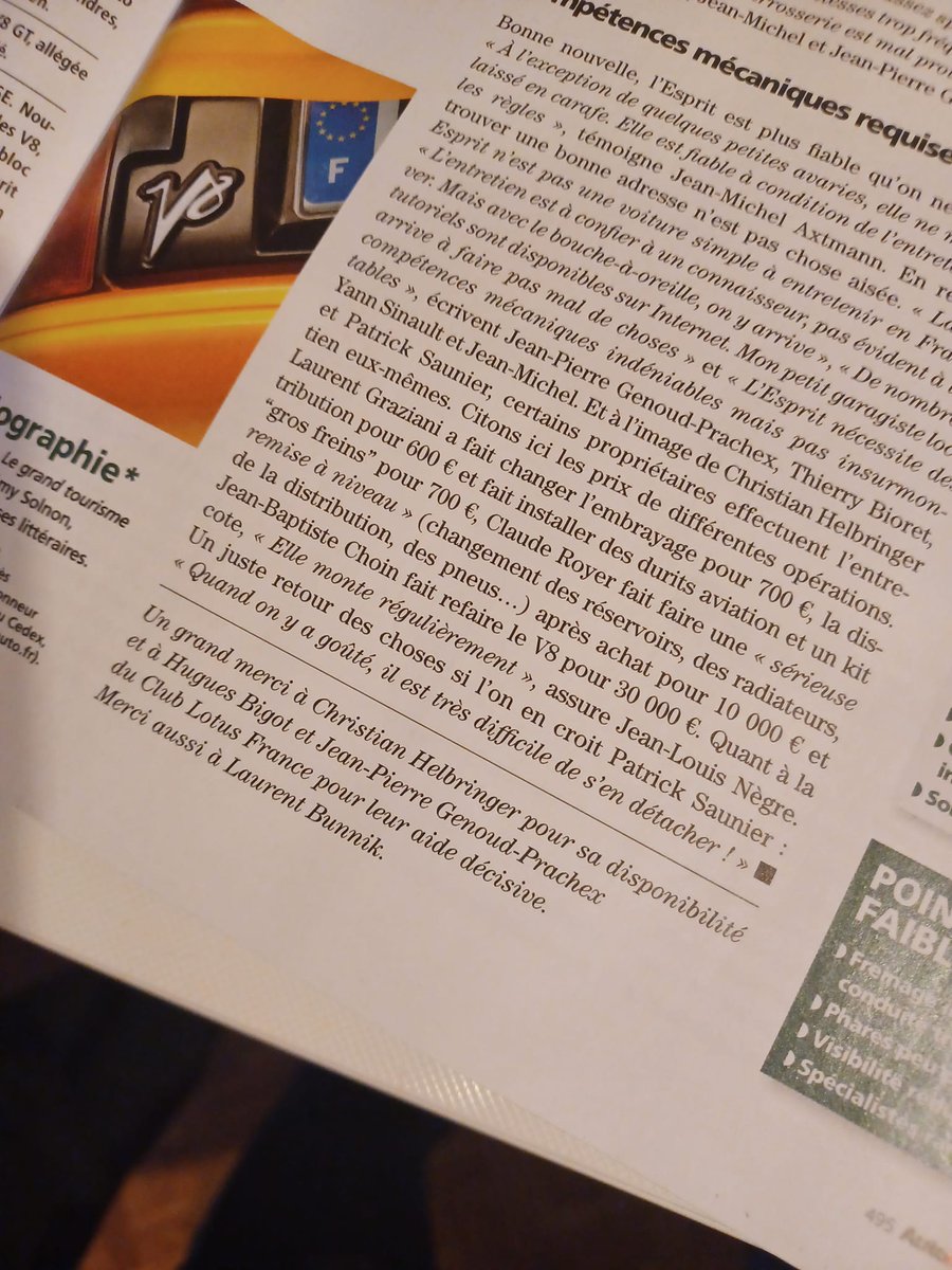 ClubLotusFrance's tweet photo. Dossier Le Vrai Prix sur Lotus Esprit "Peter Stevens" à découvrir dans la revue AutoRétro n°495 d'Avril 2024. Un grand merci aux membres experts Jean Pierre G.P. et Hugues B. sans oublier les contributions des membres CLF. #AutoRetro #MaLotus #Esprit @EspritWorld @ClubLotusFrance https://t.co/1EUrm5irS3