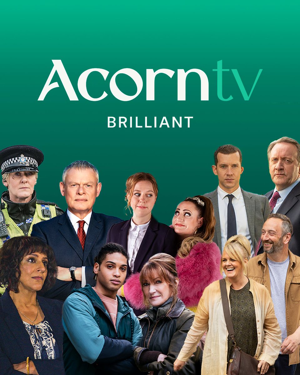 Acorn TV. Brilliant, in a nutshell. We're thrilled to introduce you to Acorn TV's new look. You'll start to see the new colors and logo gradually across all our platforms and partners. Cheers!