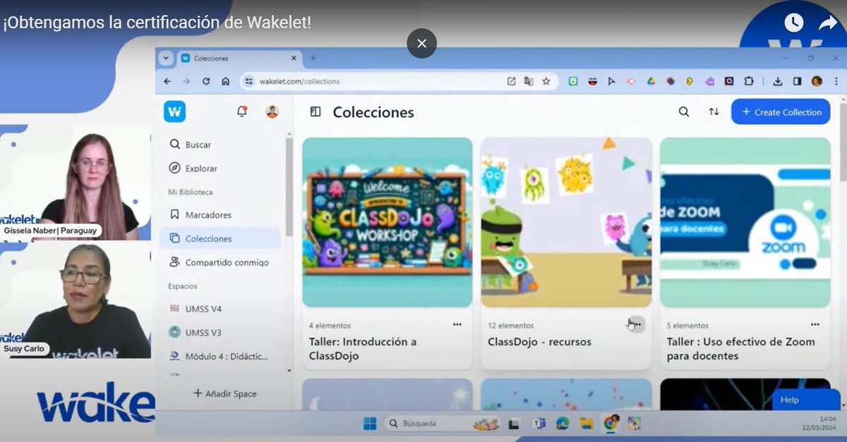💙🌊¿Te perdiste el webinar de cómo obtener la certificación Wakelet en español? 
Ingresa al canal de YouTube youtube.com/watch?v=SL_R41… en dónde puedes ver cada una de las explicaciones de los módulos por parte de los embajadores 

#wakeletenespañol #certificadowakeletenespañol