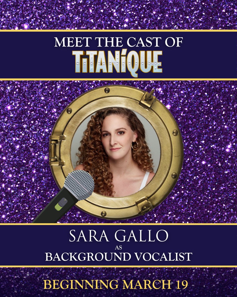 🚨 ATTENTION PASSENGERS 🚨 Make some room on the lifeboat because two new divas are coming onboard the Ship of Dreams!
Dee Roscioli joins as Céline Dion beginning April 3! ⭐️
Sara Gallo joins as our Background Vocalist beginning March 19! 🎤
bit.ly/TITANIQUETIX
