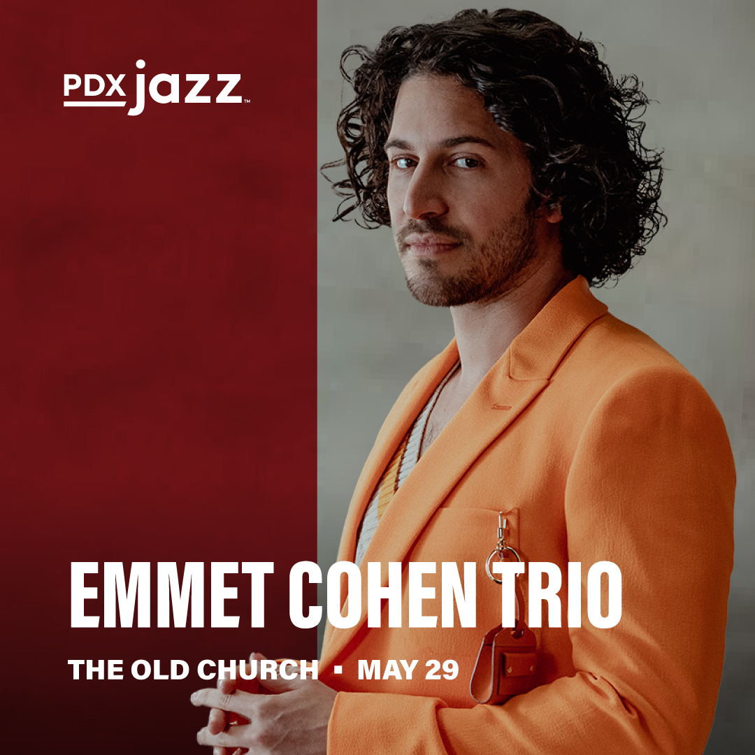 🌟Just announced! PDX Jazz presents Emmet Cohen Trio at @tocportland, May 29 at 8PM. On sale this Friday at 10AM PST! 🎟️ pdxjazz.org⁠ @heyemmet #emmetcohen #tocportland #pdx #portland #pdxjazz #portlandor #downtownpdx