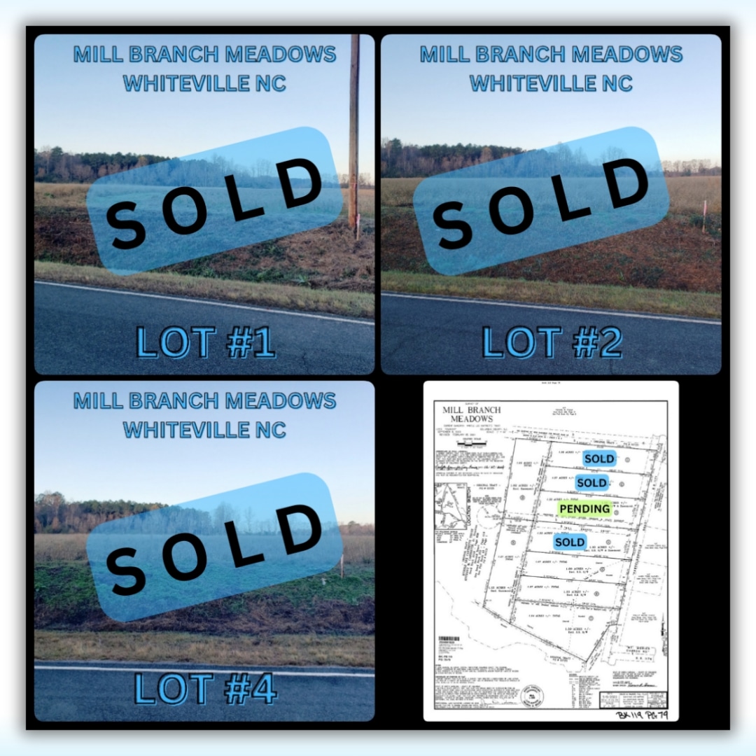 ABlueCoastReal's tweet photo. 💙 SOLD 💙 
3 lots from the newly formed Mill Branch Meadows outside of #Whiteville NC have been #sold 

☎️📱 interested in more information on any of the remaining lots? contact us at 910-914-6084 

#realestate #realestateagent #realtor #landforsale #lotsforsale #soldland https://t.co/0WzSnejb6i