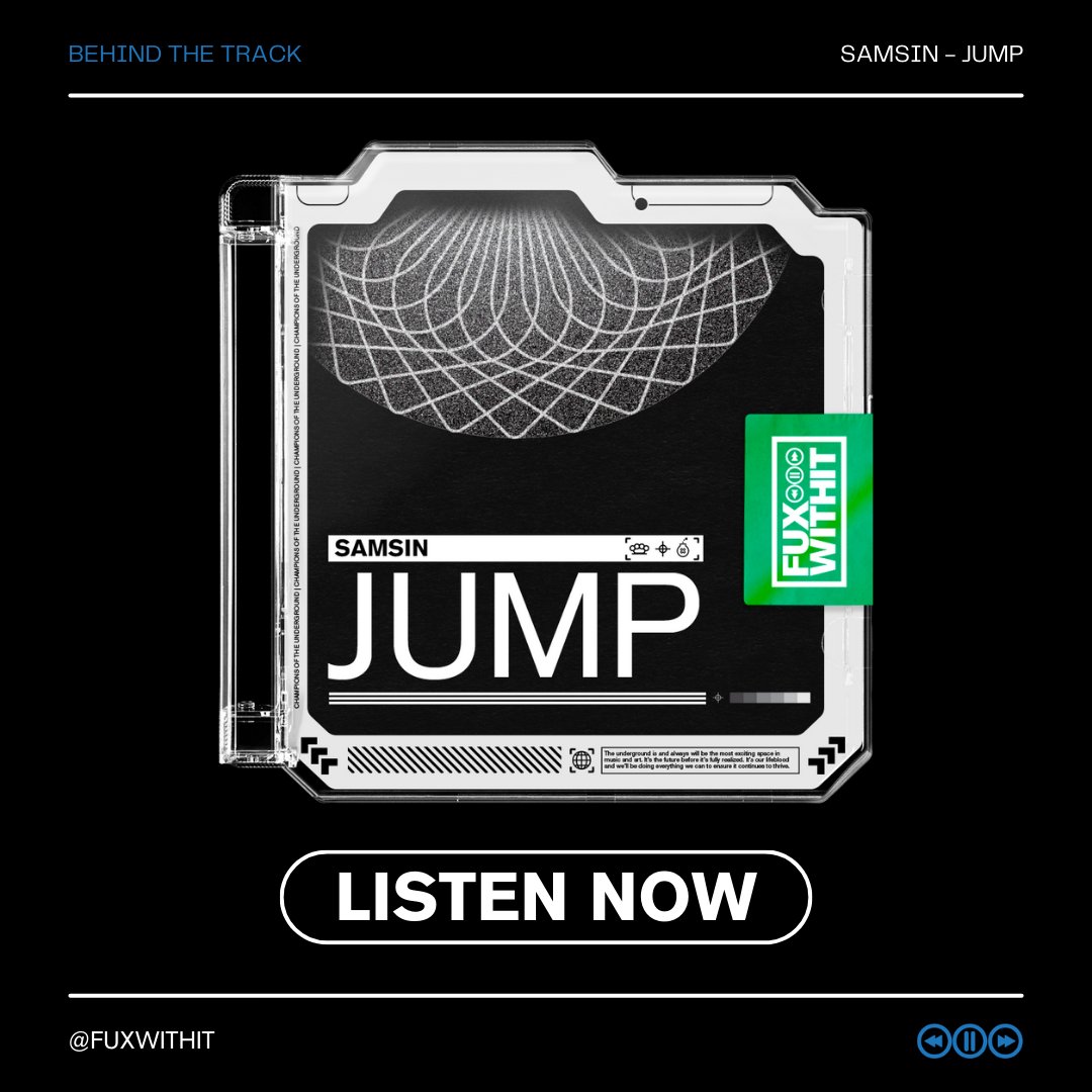 .@samsin111 takes us behind the track for 'Jump' Listen now: fanlink.tv/samsin-jump