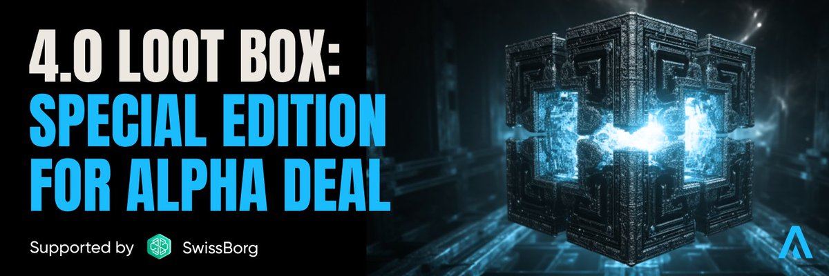 📣 Special Edition Loot Box Event is Coming 🚀
Time to win some insane #NFTs and get Whitelisted for our <a href="/swissborg/">SwissBorg</a> Alpha Deal ⤵️

🧘‍♀️,🦁 5 <a href="/yogaperz/">YogaPetz (🦁,🧘‍♂️)</a>
🐉 9 <a href="/Pixelmon/">Pixelmon 🔺</a>
🧑‍🍳 7 Genesis Bakers
💰 AGA Tokens …

🗓️ 25th of March at 6PM CET
🗞️ shorturl.at/hrwCP