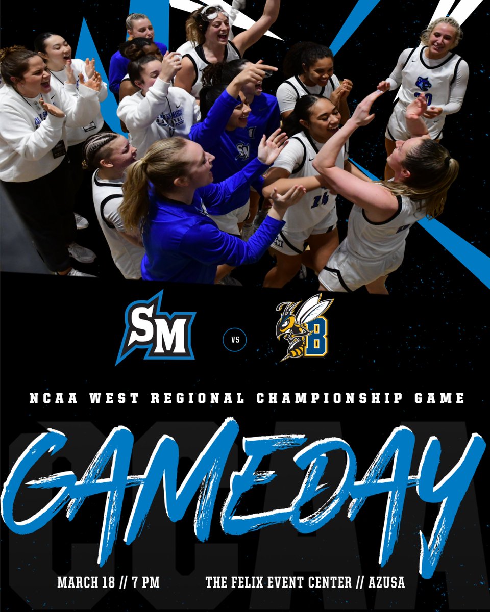 A trip to the Elite Eight is on the line as No. 24 CSUSM will go for its first-ever NCAA Division II West Regional Championship vs. No. 19 Montana State Billings at 7 p.m. in Azusa. #BleedBlue 📊 athletics.apu.edu/sidearmstats/w… 📺 ($) ncaa.com/game/6285285?=… 🎟️ aputickets.universitytickets.com