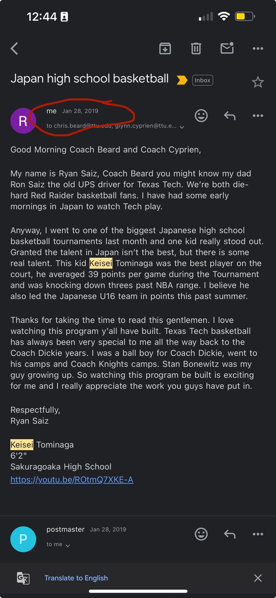 Ryan Saiz (@rysaiz) on Twitter photo I should be a basketball scout. I saw <a href="/KeiseiTominaga/">富永 啓生/ keisei tominaga</a> play in high school, and I tried to get him to Texas Tech. I should be a basketball scout. I saw <a href="/KeiseiTominaga/">富永 啓生/ keisei tominaga</a> play in high school, and I tried to get him to Texas Tech.