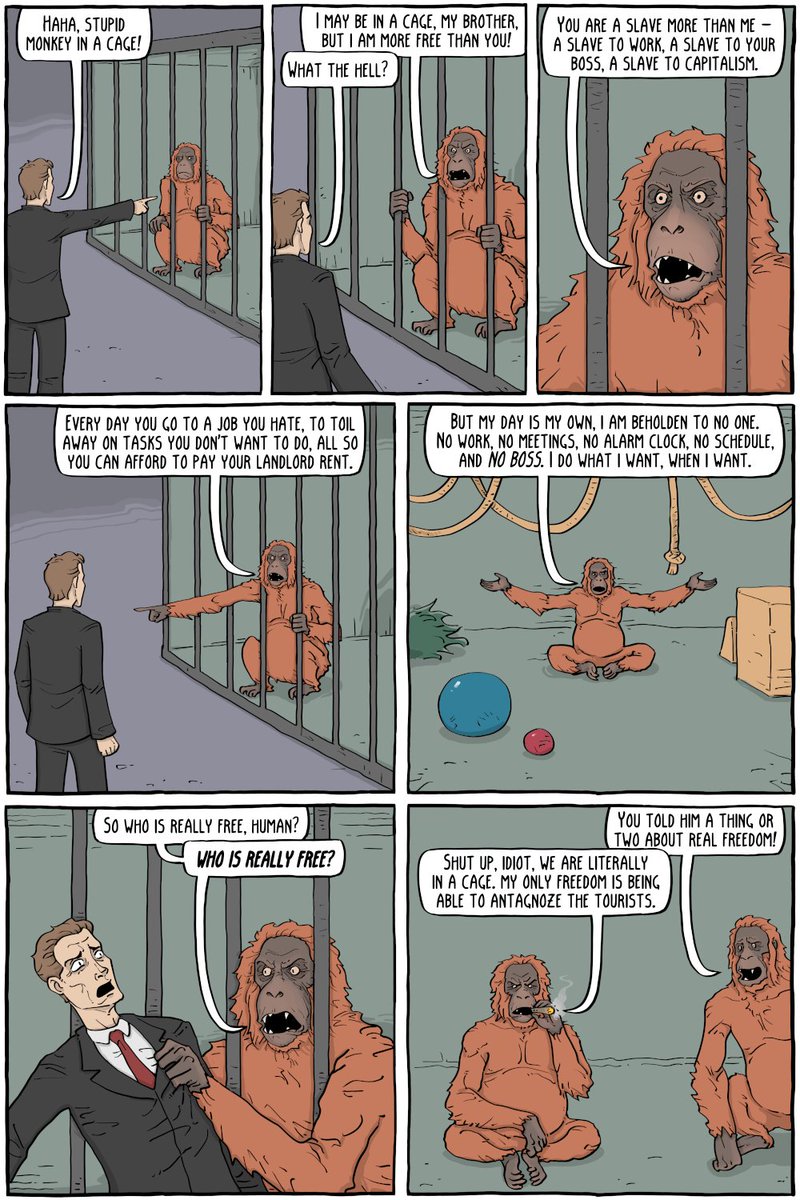 Orangutan Freedom existentialcomics.com/comic/542
