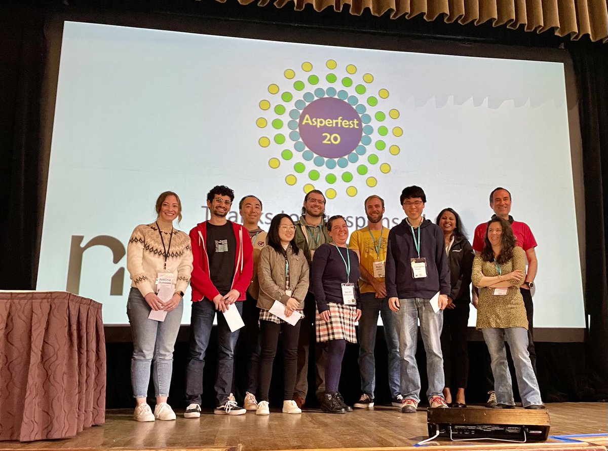 Happy winners of Novonesis (Novozymes) poster prizes with judges at Asperfest 20. So many great posters this year with over 120 attendees. #Fungal24