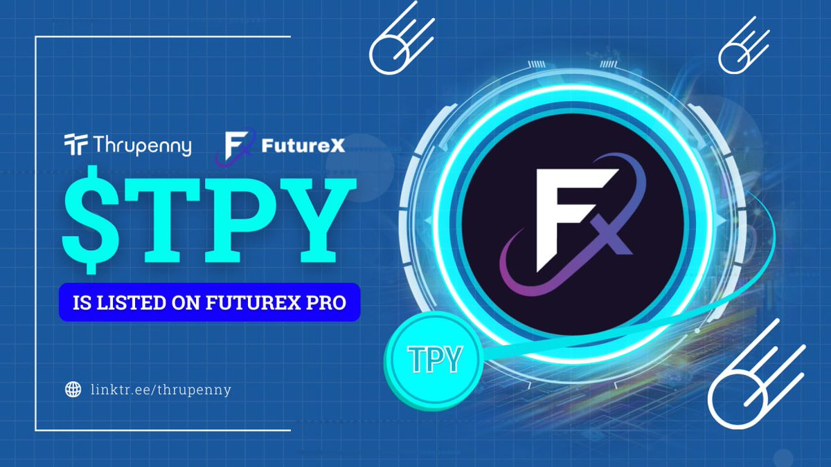 🚀 Exciting news! $TPY is now listed on @FutureX_pro Exchange! 🎉 The Leading CEX that is awarded the US Money Services Business (MSB) license by FinCEN! Joining the ranks of global leaders like Coinbase & Binance in compliance excellence. This milestone brings exciting…
