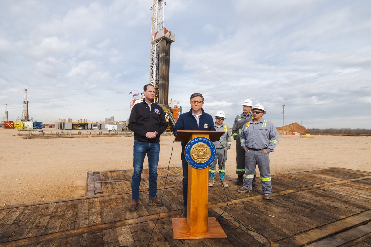 Alongside @RepPfluger, we kicked off @HouseGOP’s Energy Week in Midland, Texas touring an oil rig and meeting with employees of one of America’s most critical sectors. House Republicans are determined to protect these American jobs and stop the radical, anti-energy agenda of the