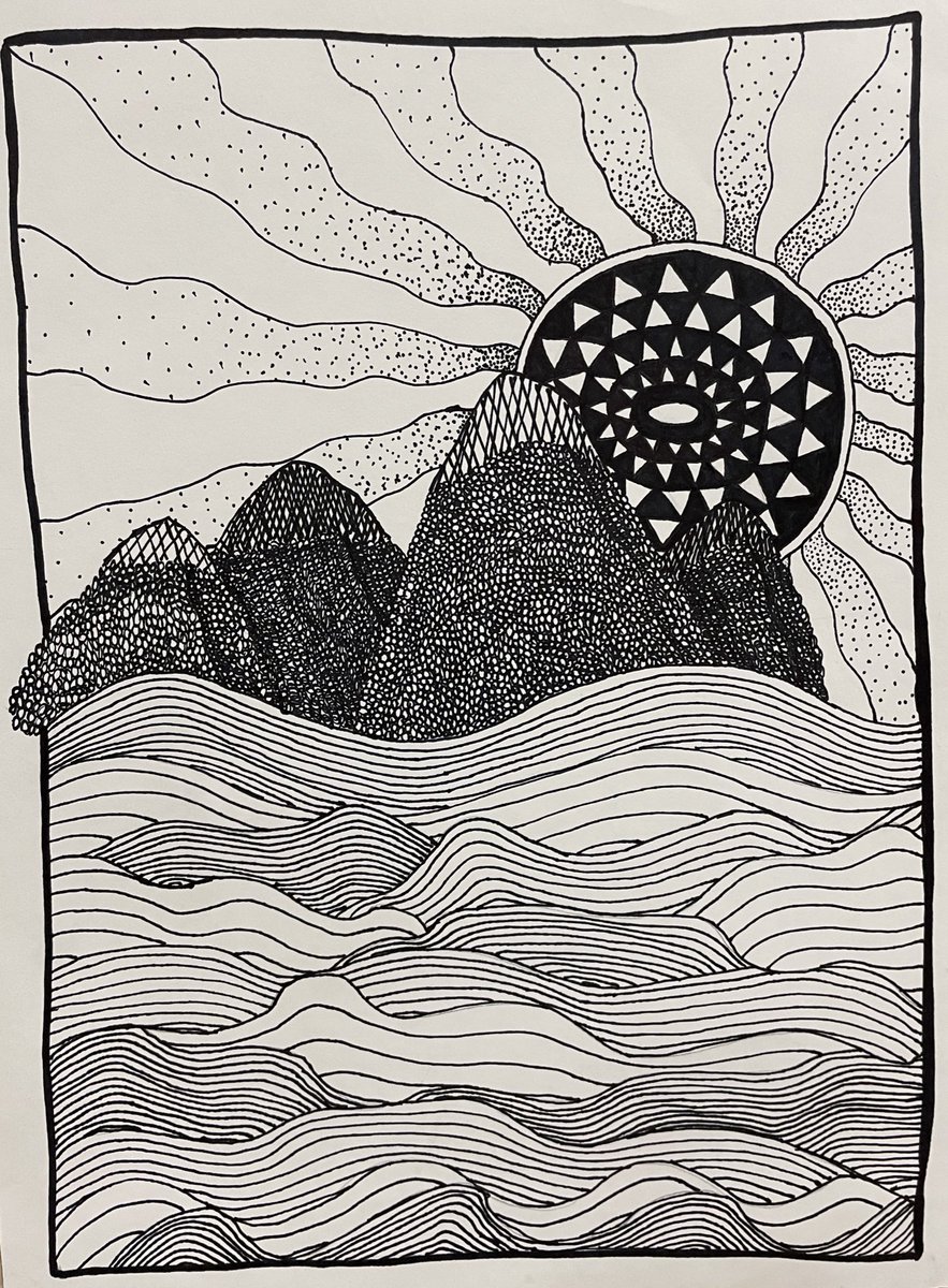 HHSGenerals's tweet photo. HHS Student artwork :
Pencil hand drawings and Zentangle landscapes https://t.co/hu9tk3W0kQ