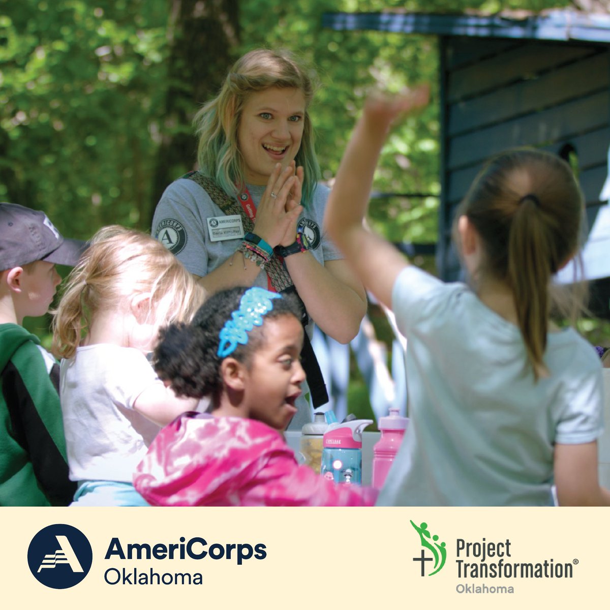 Oklahoma AmeriCorps is proud to be a partner with <a href="/ProjTranOK/">Project Transformation OK</a>. The program offers leadership development and career exploration that involves conducting summer day camp programming for children from under-resourced neighborhoods.