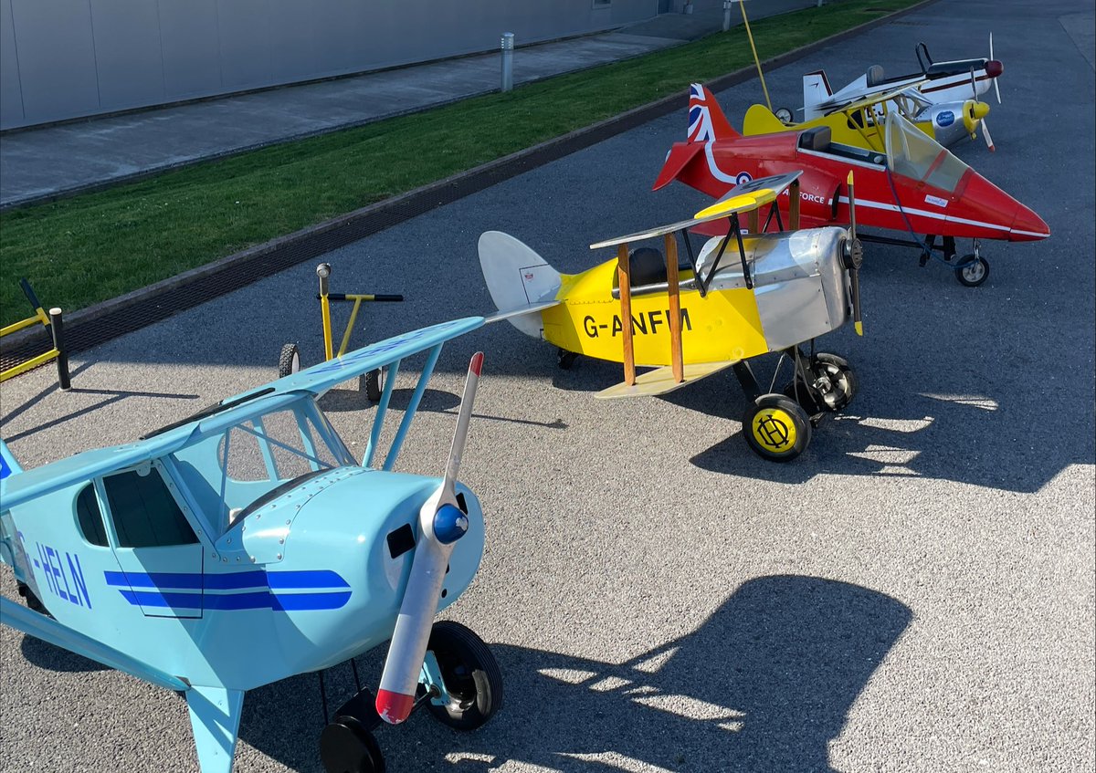 A squadron of Pedal Planes for under-5s will be landing at Aerospace Bristol on the 2nd, 3rd &amp; 4th April, including a Bristol Freighter, Spitfire, Tiger Moth and Hawk Trainer. ✈️

For all you need to know, visit the link below⬇️

aerospacebristol.org/easter