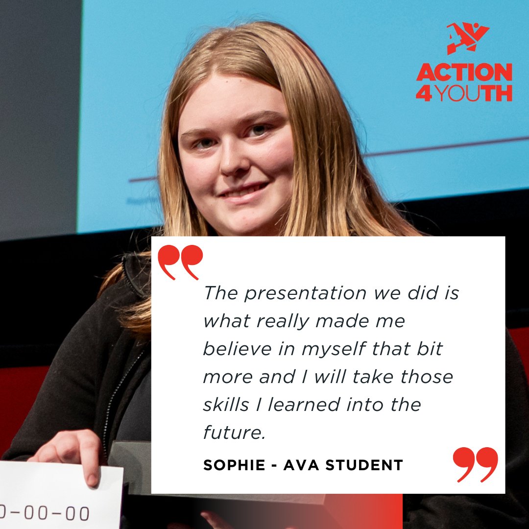 Sophie was empowered by The Inspiration programme Read her case study here: action4youth.org/news-and-blog/… #BelieveInYourself #SkillsForLife