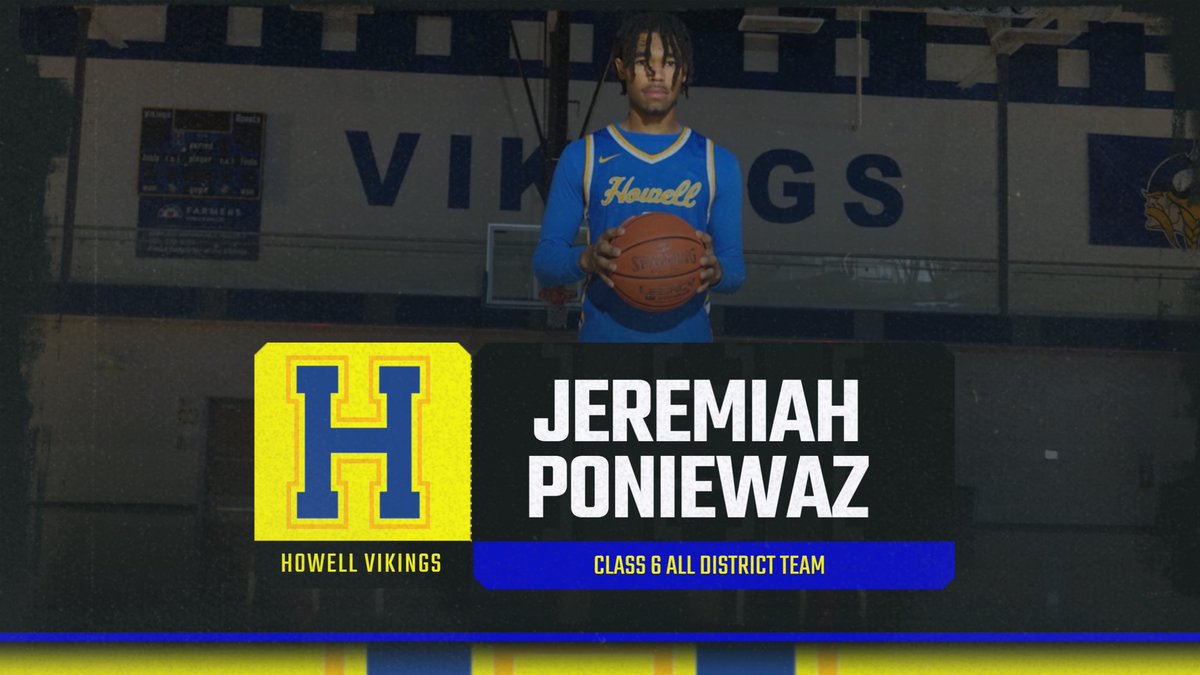 Congrats to Senior Jeremiah Poniewaz <a href="/JeremiahPoniew1/">Jeremiah Poniewaz</a> on being selected to the class 6 all district team. This is the second year in a row that Jeremiah has been selected. 🟡🔵🏀