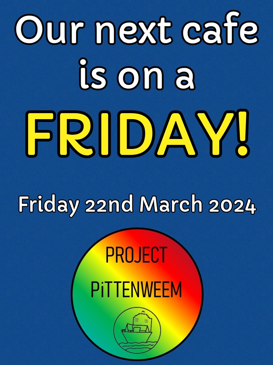 Our next cafe is this FRIDAY!

Join us on the 22nd March for a fantastic cafe filled with Italian treats!!

See you all there between 2.30pm and 4pm!
